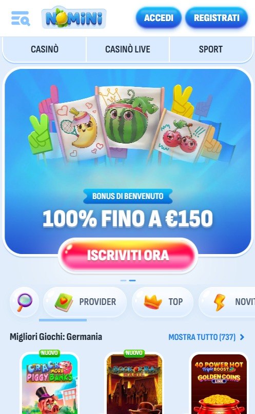 Nomini Casino app
